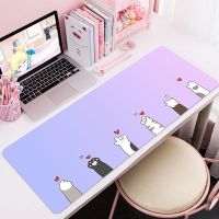 Kawaii Cute Claw Table Pad แผ่นรองเม้าส์ผ้าส่วนบุคคล แผ่นรองเม้าส์สีดำ แผ่นรองเม้าส์สีดำ แผ่นรองเม้าส์คอมพิวเตอร์