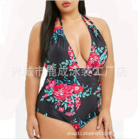 4XL 5XL Plus Size Printing Swimsuit Women High Waist y Plus Fat Plus Size Swimsuit Women 2020 Factory Price