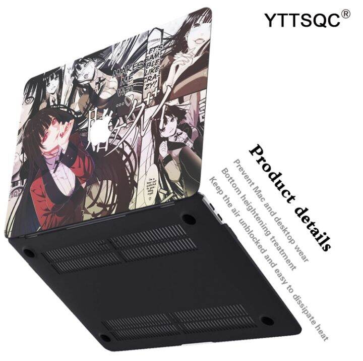 jabami-yumeko-ญี่ปุ่นอะนิเมะเคสสำหรับ-macbook-m2อากาศ-m1-pro-13-14-16-mac-เปลือกแข็งเรตินา-a2681-a2337แล็ปท็อป-a2338