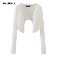 KUMI เสื้อคาร์ดิแกนลำลองแฟชั่นแนวเกาหลีฤดูร้อน สำหรับผู้หญิง