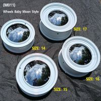 (M011) Wheels Baby Moon Style ฝาโครเมียมเงา ขอบ 14 15 16 17