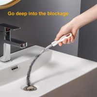 45cm Flexible Sink Claw Pick Up Kitchen Cleaning Tools line Dredge Sink Hair Brush Cleaner Bend Sink Tool With Spring Grip