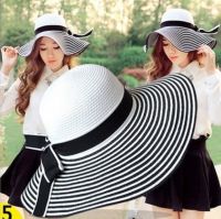 【CC】 2018 Wide Brim Floppy Hat Beach UV Cap Ladies Female