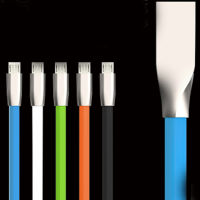 ={}+—— สมาร์ท USB สายข้อมูลโลหะผสมสังกะสีซิลิโคนอ่อนชาร์จเร็ว 3A สายชาร์จ 1 ผู้ผลิตสายเคเบิลข้อมูล Mi Android