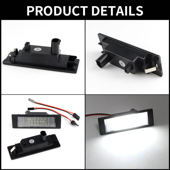 2ชิ้นโคมไฟแผ่นตัวเลขไฟป้ายทะเบียน-led-สำหรับ-bmw-e81-e85-e86-e87-e89-z4-e63-e64-f12-f20มินิคูเปอร์-r55-r61-r60