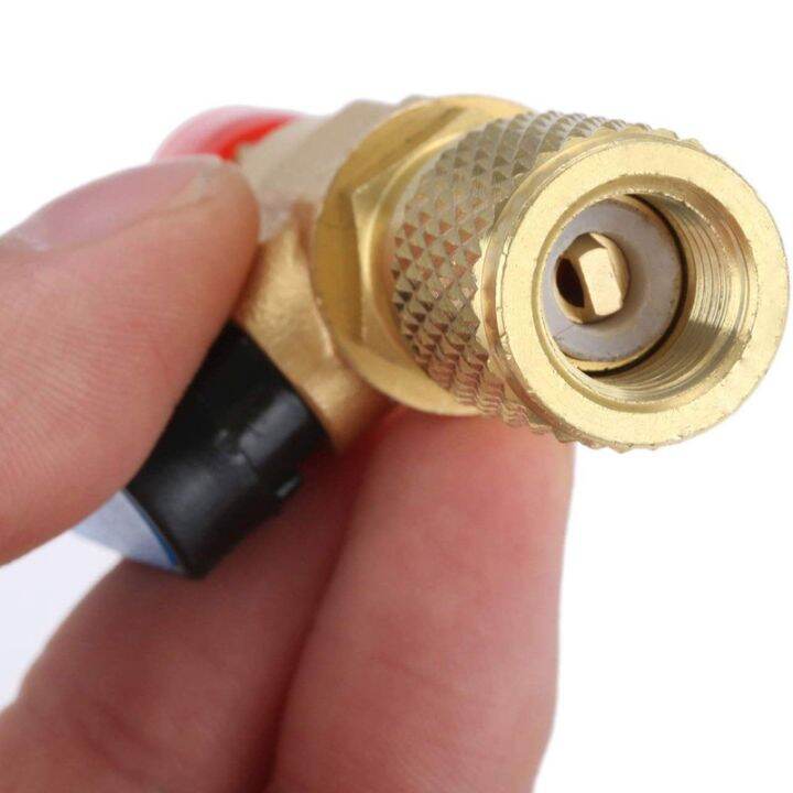 3pcs-set-brass-r410a-refrigerant-straight-ball-valves-ac-charging-hoses-brass-1-4-inch-male-to-1-4-inch-5-16-inch-female-sae-valve