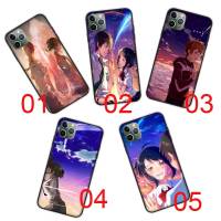 DB-434 Your Name Black ซิลิโคน เคสโทรศัพท์ ปก หรับ Samsung Galaxy S21 FE S22 G60 G9 Moto G10 S20 Ultra E32 G50 G30 G60S G20 S23 G40 Lite Power Plus Play