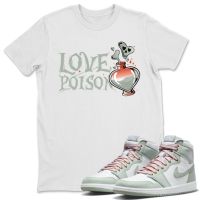 [S-5XL]เสื้อเชิ้ต คอกลม พิมพ์ลาย Love Poison แฟชั่นคลาสสิก สําหรับ 1 นิ้ว  T79E