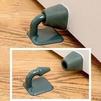 Mute Non-Punch Silicone Door Stopper Touch Toilet Wall Absorption Plug  Door Holder Gear Gate Resistance Door Stop Nordic Style Decorative Door Stops