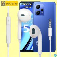 หูฟัง สมอลทอล์ค Realme Aux 3.5 เรียลมี Narzo 50 Pro 5G สวมใส่สบาย เบสนุ่ม เสียงดี รีโมทเล่น-หยุดเพลง-เพิ่ม-ลดระดับเสียง