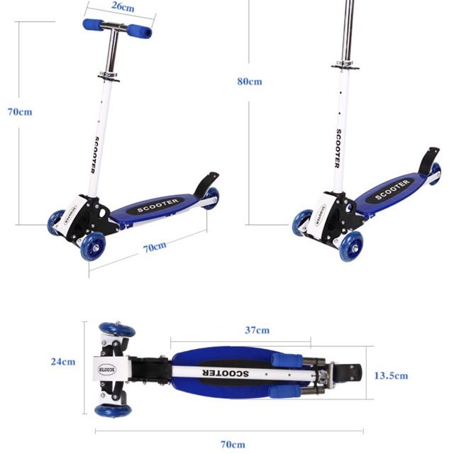 scooter-สกูตเตอร์-ของเล่นเด็ก-สกู๊ตเตอร์-4ล้อ