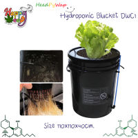 ถังไฮโดรโปนิกส์ 1 ถัง ชุดพร้อมปลูก DWC Hydroponics bucket 20L DWC ระบบไฮโดรโปนิกส์ Cloner ถังเดี่ยว Hydroponic ครบชุด