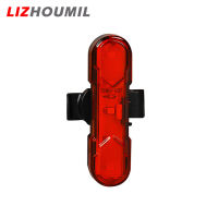 LIZHOUMIL ไฟท้ายจักรยานกันน้ำแบบชาร์จ Usb การหมุน360องศา4โหมดแสงจักรยานเสือภูเขาสำหรับการขี่กลางคืน