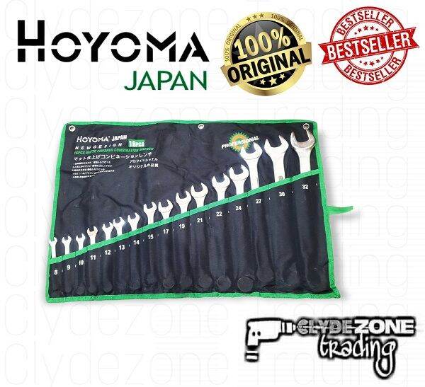 Hoyoma 16 Pcs Combination Wrench Set 8mm to 32mm Lazada PH