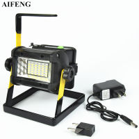 AIFENG 50W Portable Spotlight SMD 5730 36Led Floodlight 2400LM 18650 Portable Spotlight For Hunting Camping