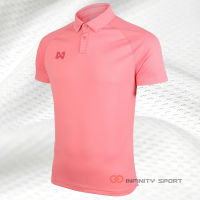 Warrix เสื้อโปโล Vibes WA-203PLACL01 สีชมพู โอรส