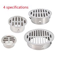 Stainless Steel Floor Drain Anti-blocking Round Floor Drain Fruit Vegetable Strainer Kitchen Bathroom Supplies 50 75 110 Mouth