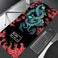 สไตล์ญี่ปุ่น Dragon Large Mouse Pad 90x40 ซม บริษัท Mat ตาราง Mat ยางกันลื่นกันน้ำสำนักงานช่างไม้เดสก์ท็อปแผ่นรองเมาส์