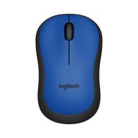 MOS เมาส์ไร้สาย LOGITECH Wireless Optical Mouse (M221-Silent) Blue เมาส์บลูทูธ  Mouse Wireless