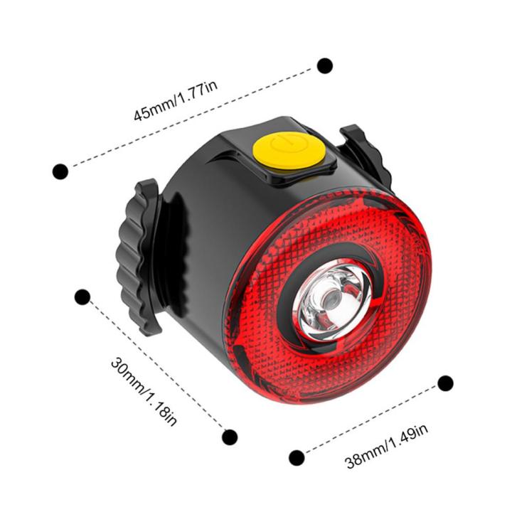 30lm-ไฟท้ายรถจักรยาน-led-250mah-ชาร์จผ่านไมโคร-usb-ได้-mtb-ไฟท้ายเพื่อความปลอดภัยของจักรยานเสือหมอบ7โหมดกันน้ำสำหรับการขับขี่กลางคืน