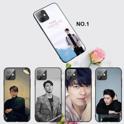 Casing หรับ iPhone 11 12 Mini X Xs XR Pro Max 6+ 6s+ 7+ 8+ 6 7 8 Plus 5 5s SE 2020 39HL Hyun Bin K POP Pattern Phone เคสโทรศัพท์ อ่อนนุ่ม TPU Black ปก