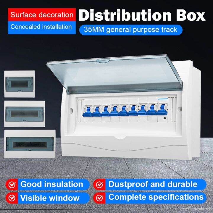 Breaker Enclosure Distribution Box 4 Ways to 18ways Distribution Box