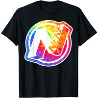 HOT ITEM!!Family Tee Couple Tee Clothes Nerf Tie Dye Logo T-Shirt for men