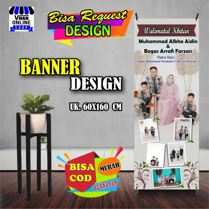 Spanduk Banner Acara Khitanan Tasyakur Khitan Sunatan Anak Bagus Murah Lazada Indonesia