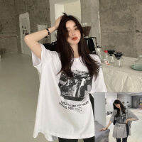 ?What’s up_IT?เสื้อยืดเกาหลีรุ่นใหม่ร้านเอสไนส์เกาหลีค่ะผ้าฝ้ายน่ารักนุ่ม และสบายแขนสั้นรอบคอฤดูย้อนยุคของงานพิมพ์บนภูเข2409