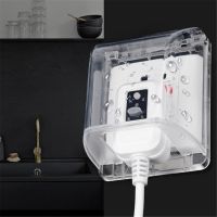 Extra Large Wall Socket Waterproof Box Electric Plug Cover Nail-free Glue Doorbell Board Switch Button Protection Cover 86 Type