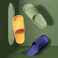 ∏ 2023 Summer Slippers Flip Flops Women Indoor Home Mute Shoes EVA Soft-soled Shoes Cloud Slides Couple Non-slip Casual Sandals