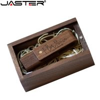 JASTER USB Flash Drive 2.0 Natural Wood 360° Rotating 4GB 8GB 16GB 32GB pendrive 64GB Memory Stick Gift（Over 1pcs Free Logo）