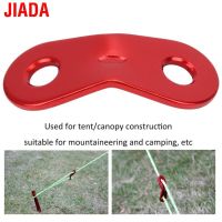 Jiada High Quality 2‑Hole Rope Buckles 30pcs Guyline Parachute Cord Tensioners Adjuster for Outdoor Camping Awning Tent