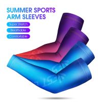 Ice Fabric Cycling Arm Sleeve Warmers Basketball Sleeve Running Arm Sleeve Bicycle Arm warmers Camping Summer Sports