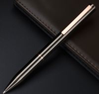 【✆New✆】 miciweix ปากกาทองแดงของทองคำสีกุหลาบกล่องปากกาเขียนโลหะอุปกรณ์การเรียนสำนักงาน Boligrafo ปากกาบอลพอยท์