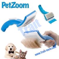 แปรงสางขน ตัดขนคุด petzoom สุนัขและแมว