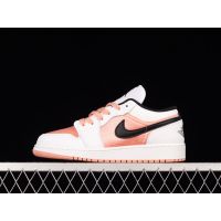 Original J 1 "White Pink" Low Cut Basketball Shoes Casual Sneakers for Men Women