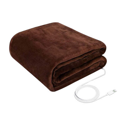 45x80cm Electric Blankets Unisex Winter Soft Heating Plush Throw Blanket Heated Cape Blanket USB Heated Warm Shawl
