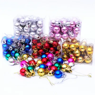 Festive Hanging Ornament Mall Ceiling Decoration Ornament Shopping Mall Xmas Party Hanging Ball Mini Christmas Ball