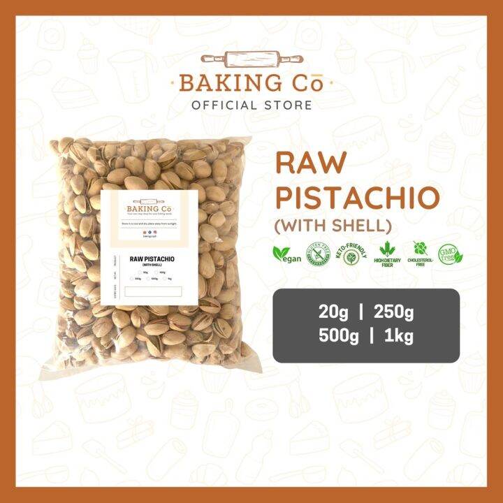 Baking Cô Raw Salted Pistachios With Shell 250g500g1kg Lazada Ph