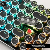 （Miss qis keycap）104ชิ้น/ปุ่มกดแบบ SetRoundCap ForMX MechanicalBacklit Design วัสดุ PBT คุณภาพสูง