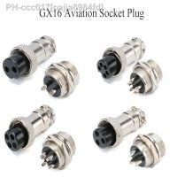 1set GX16 16mm Aviation Socket Plug Wire Panel Connectors 2/3/4/5/6/7/8Pin Nut Type Male Female Electrical Connector