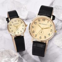 Woman Mens Retro Design Leather Band Analog Quartz Wrist Lovers Watch 2020 New Arrival Ladies Casual Bracelet Couple Watches Set