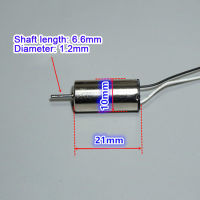 มอเตอร์1020ไฟฟ้าขนาดเล็ก Dc 3.7V-7.4V ขนาดเล็กความเร็วสูงแรงบิดสูง Ndfeb เครื่องบิน Rc แม่เหล็กที่แข็งแกร่งโดรนสี่ใบพัด