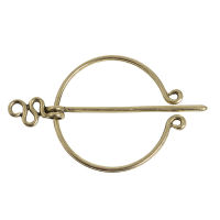 Retro Viking Brooch Collection Twists Knotted Fibula Cloak Pin Penannular Cloak Pin Shawl Pin Viking Style Pins Collection