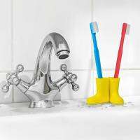 Creative Mini Rain Boots Toothbrush Holder Tooth Brush Stand Rack Elastic Protect Keep Dry Traceless Tooth Brush Base Bathroom