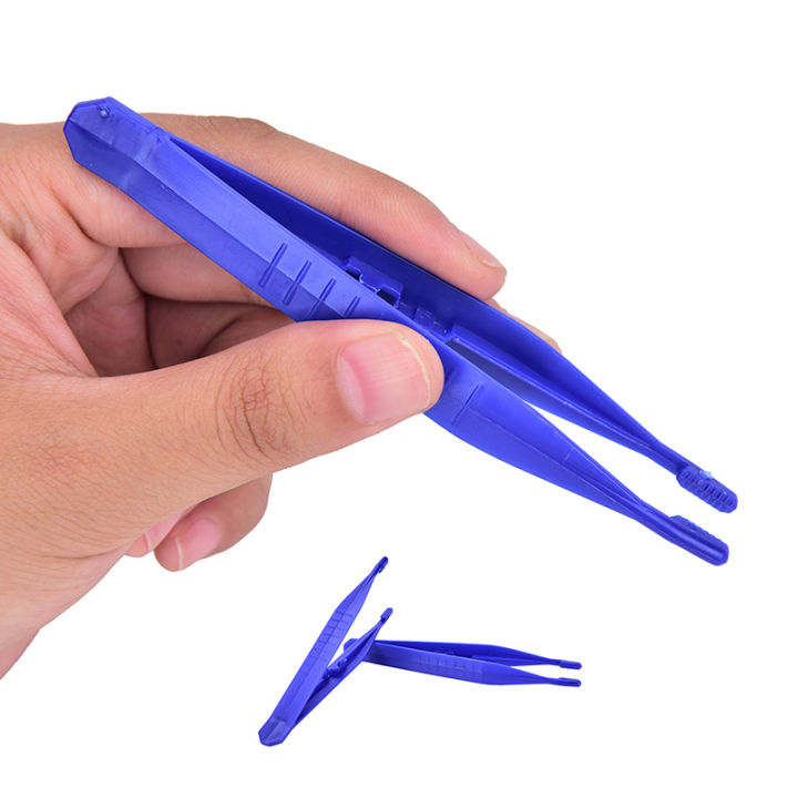 Sky Wing 10pcs Disposable Medical First Aid Tweezer Small Plastic ...