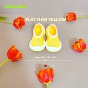 Giày tập đi cho bé cưng hàn quốc -flat mesh yellow