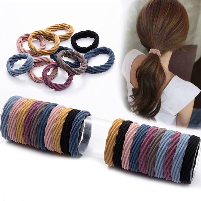 Women's hair band elastic black rubber