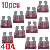 Stiup 10Pcs 40Aรหัสสีใบมีดมาตรฐานฟิวส์หลากหลายชนิดสำหรับAutoเรือบรรทุกรถยนต์